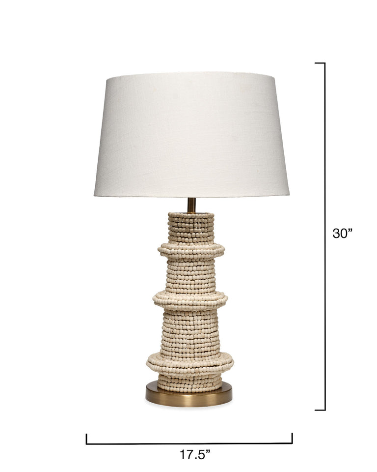 ROWAN TABLE LAMP, NATURAL