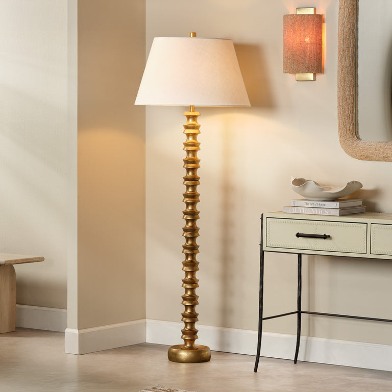 MELROSE FLOOR LAMP, LEAF