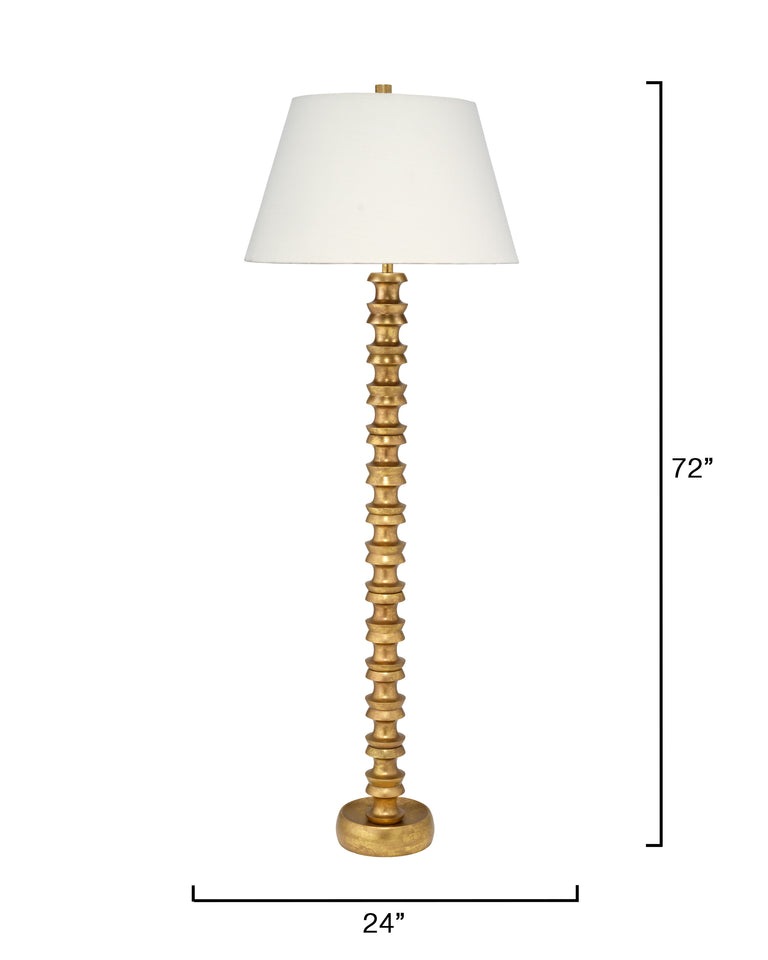 MELROSE FLOOR LAMP, LEAF