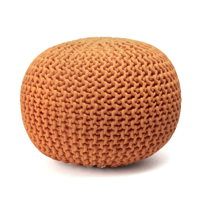 BROUGES COTTON KNIT POUF