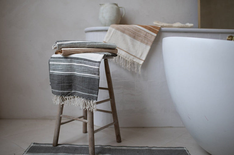 GENALE HANDWOVEN ETHIOPIAN COTTON BATH TOWEL | BATH
