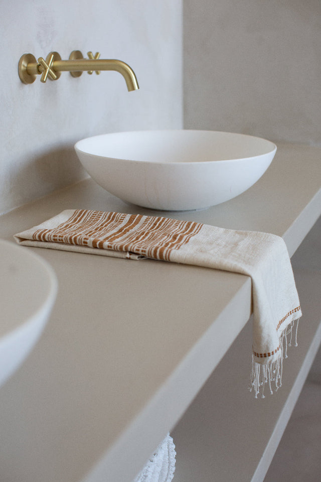 GENALE HANDWOVEN ETHIOPIAN COTTON HAND TOWEL | BATH