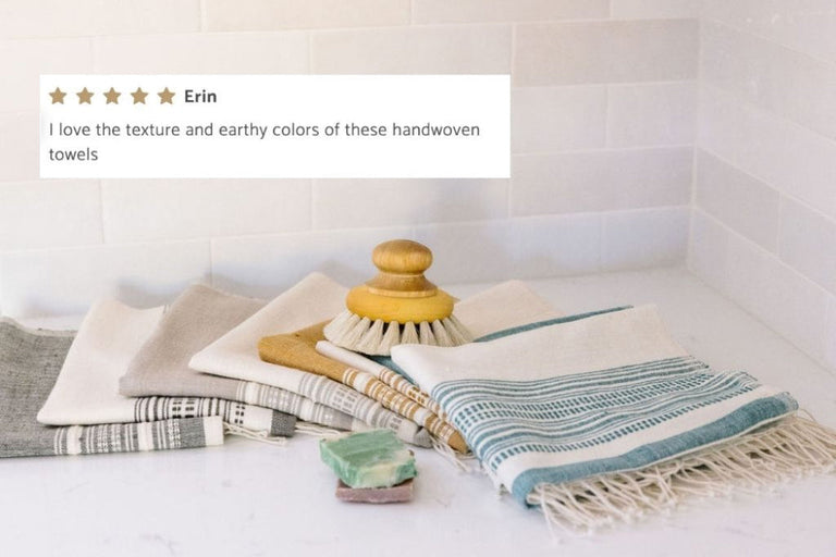 GENALE HANDWOVEN ETHIOPIAN COTTON HAND TOWEL | BATH