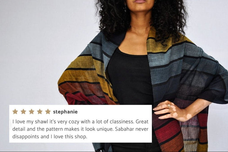 HASSATE HANDWOVEN ETHIOPIAN COTTON SHAWL | APPAREL