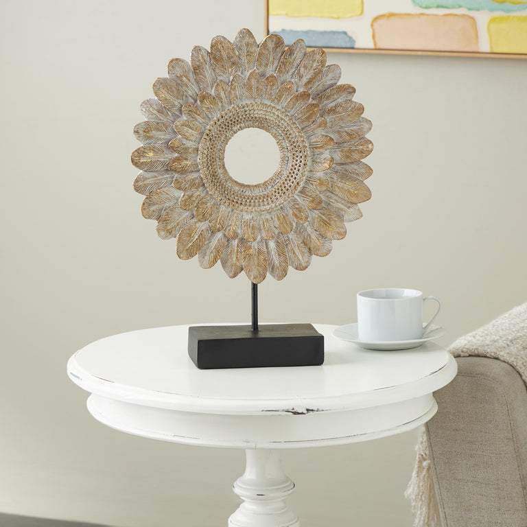 FEATHER DISK ON STAND | OBJECTS