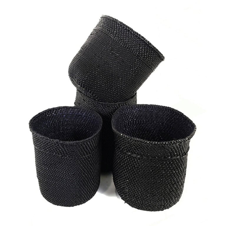 Rich Black Iringa Baskets | BASKETS