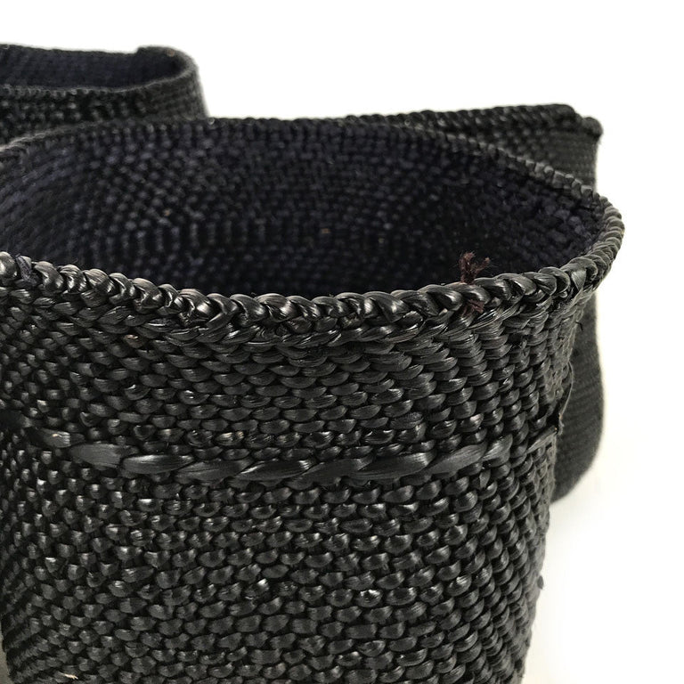 Rich Black Iringa Baskets | BASKETS