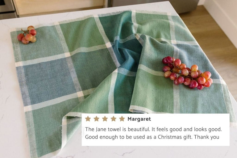 JANE HANDWOVEN ETHIOPIAN COTTON KITCHEN TOWEL | KITCHEN
