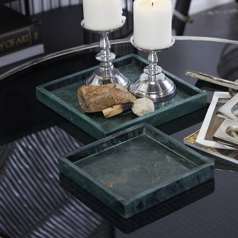 SQUARE MARBLE TRAYS | TRAYS