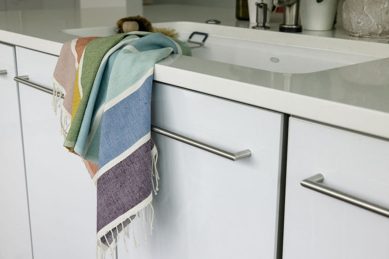 KALAM HANDWOVEN ETHIOPIAN COTTON HAND TOWEL | KITCHEN