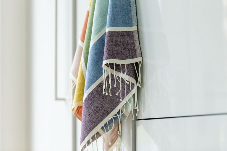 KALAM HANDWOVEN ETHIOPIAN COTTON HAND TOWEL | KITCHEN