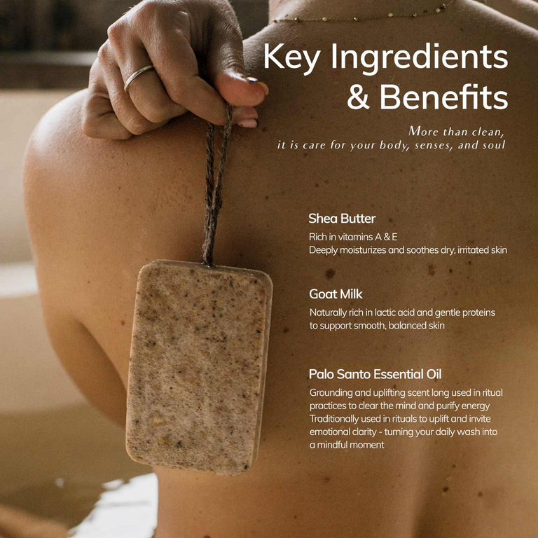 Palo Santo Exfoliating Massage Bar Soap