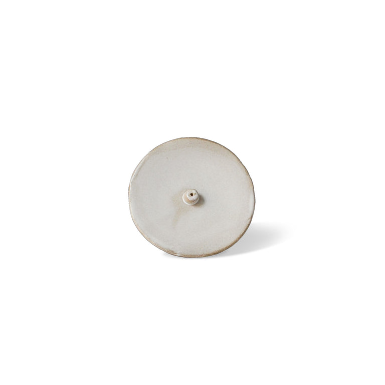 Light Grey Ceramic Incense Holder