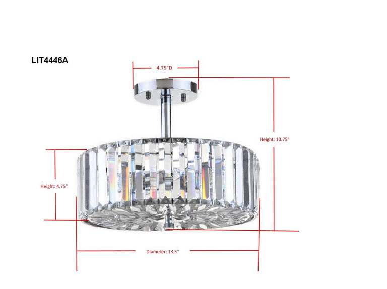 ARIEL  FLUSH LIGHTING | LIGHTING