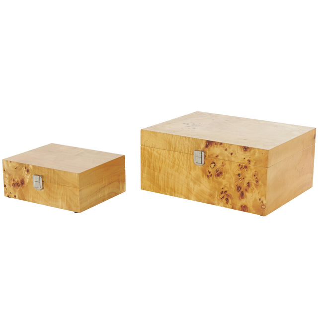 BURLED WOOD BOXES | STORAGE