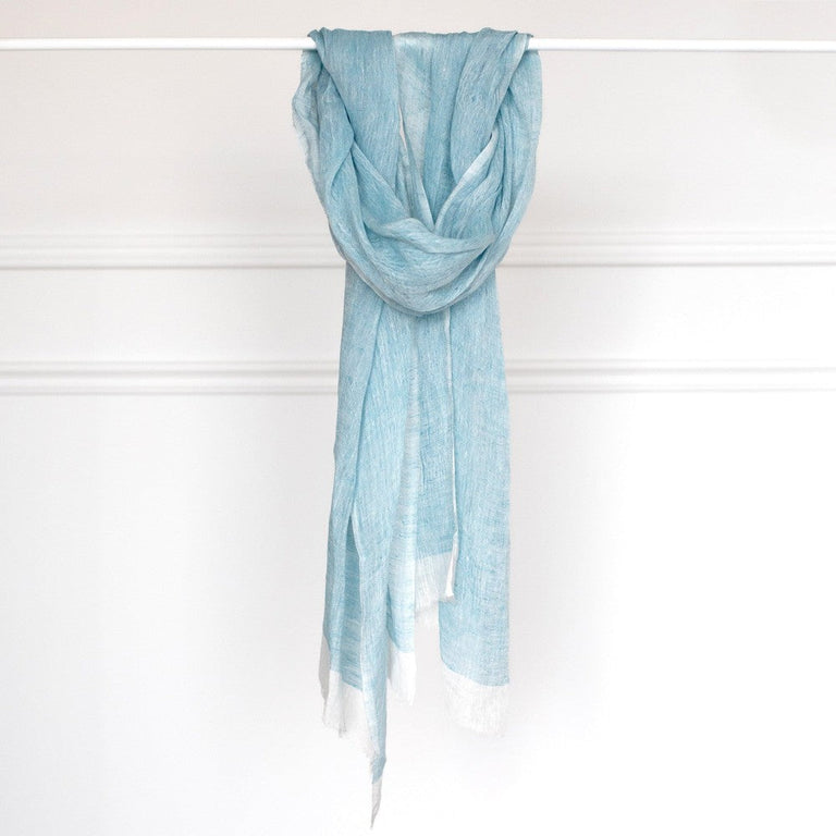 MARIAM HANDWOVEN LINEN SCARF | APPAREL