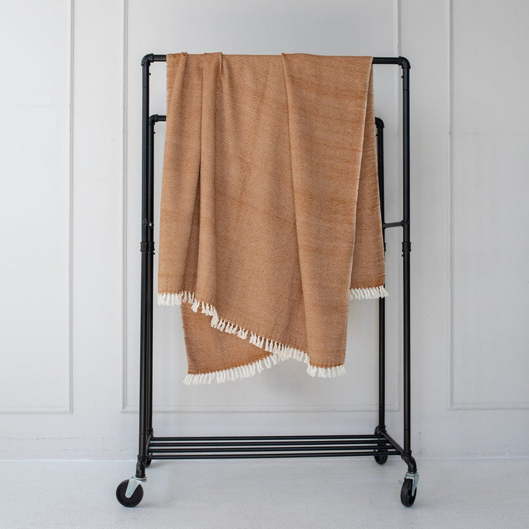 MECHOT HANDWOVEN ETHIOPIAN COTTON THROW BLANKET | THROWS