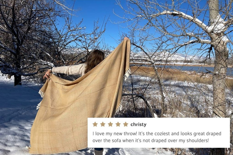 MECHOT HANDWOVEN ETHIOPIAN COTTON THROW BLANKET | THROWS