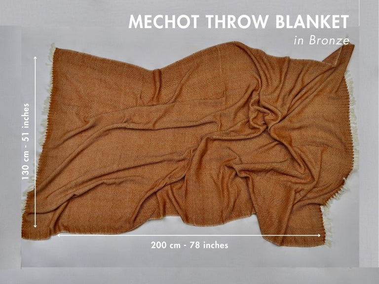 MECHOT HANDWOVEN ETHIOPIAN COTTON THROW BLANKET | THROWS