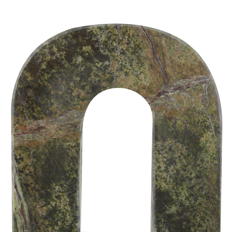 GREEN MARBLE ARCH BOOKENDS | OBJECTS