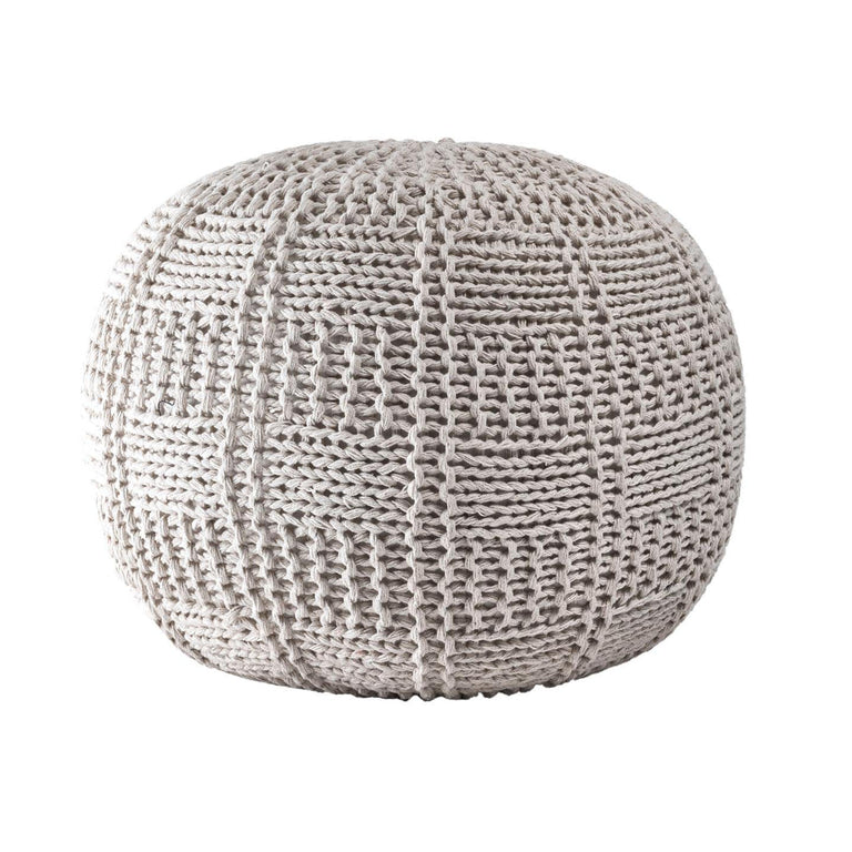 ERLING KNITTED POUF