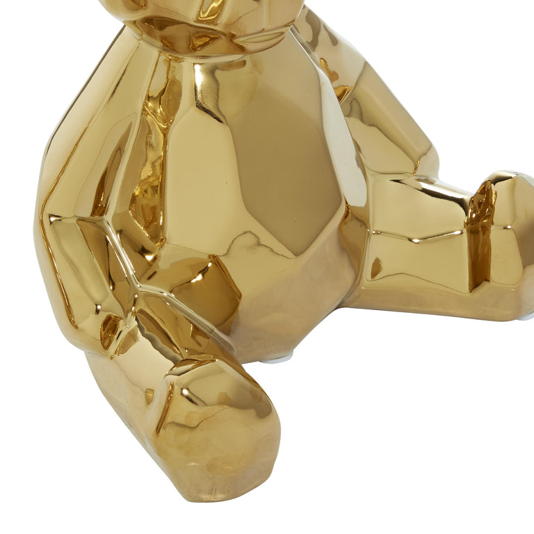 GOLD PORCELAIN BEARS | FIGURINE