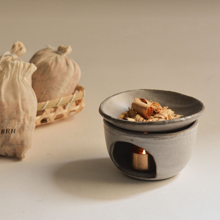 Sand Ceramic Oil Burner Set