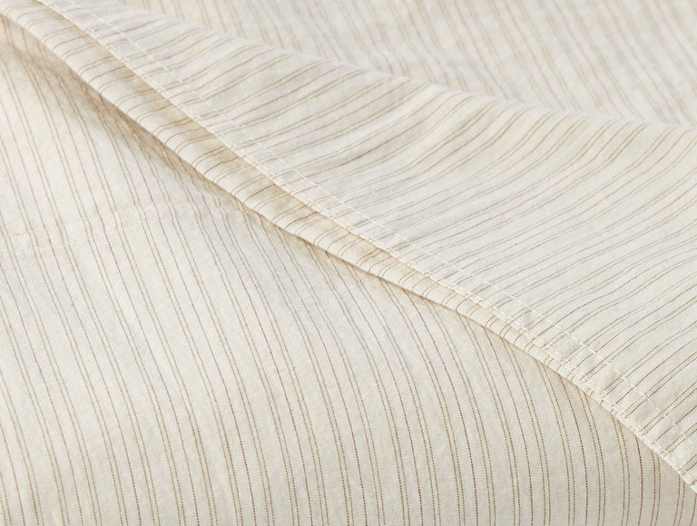 ORGANIC CRINKLED PERCALE FITTED SHEET