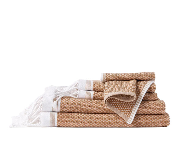 MEDITERRANEAN ORGANIC TOWELS - SET OF 6 | BEDDING