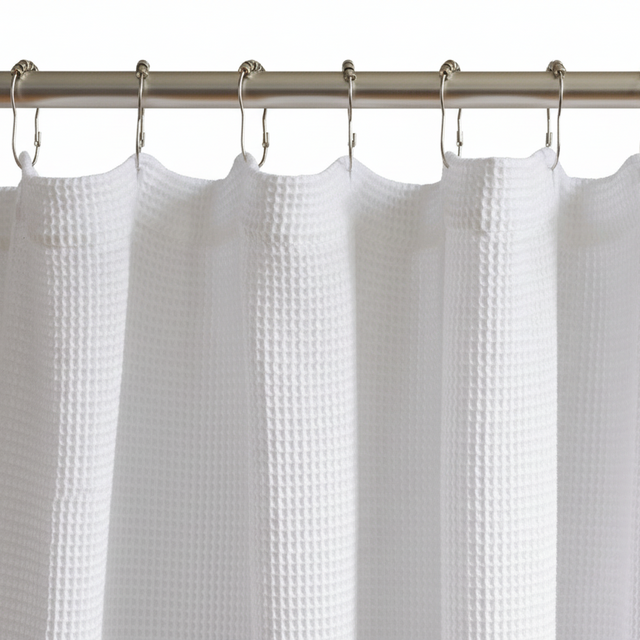 ORGANIC WAFFLE SHOWER CURTAIN | BATH