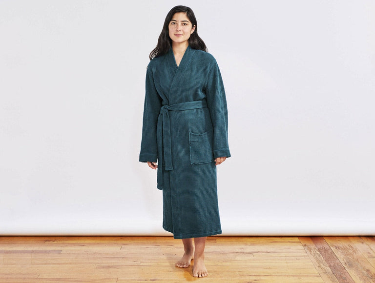 UNISEX ORGANIC WAFFLE ROBE | BATH