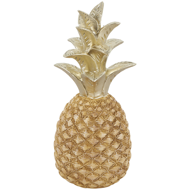 GOLDEN RESIN PINEAPPLE | OBJECTS