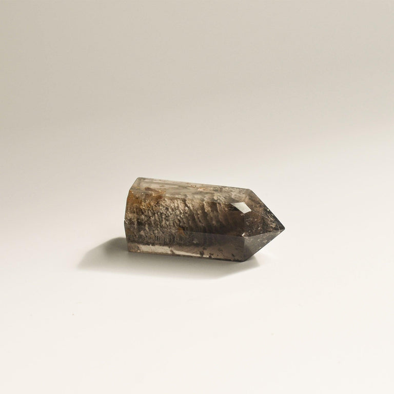 Hematite Phantom Quartz Crystal Tower | Short