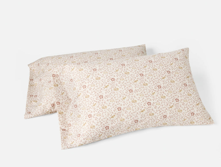 ORGANIC PRINT PERCALE PILLOWCASES