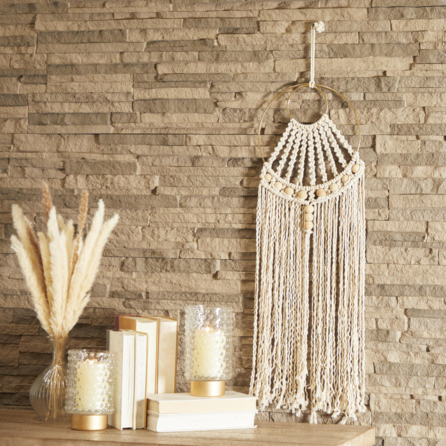 IVORY MACRAME HANGING | WALL DECOR