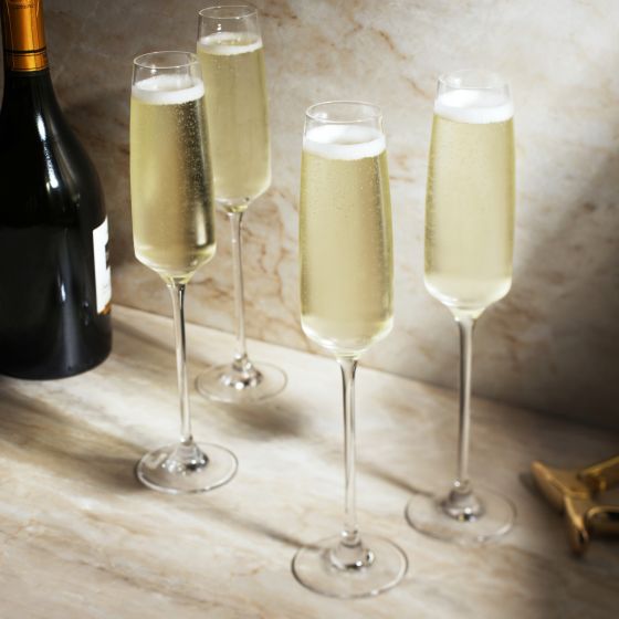 JULIEN CRYSTAL CHAMPAGNE FLUTES | ENTERTAINING