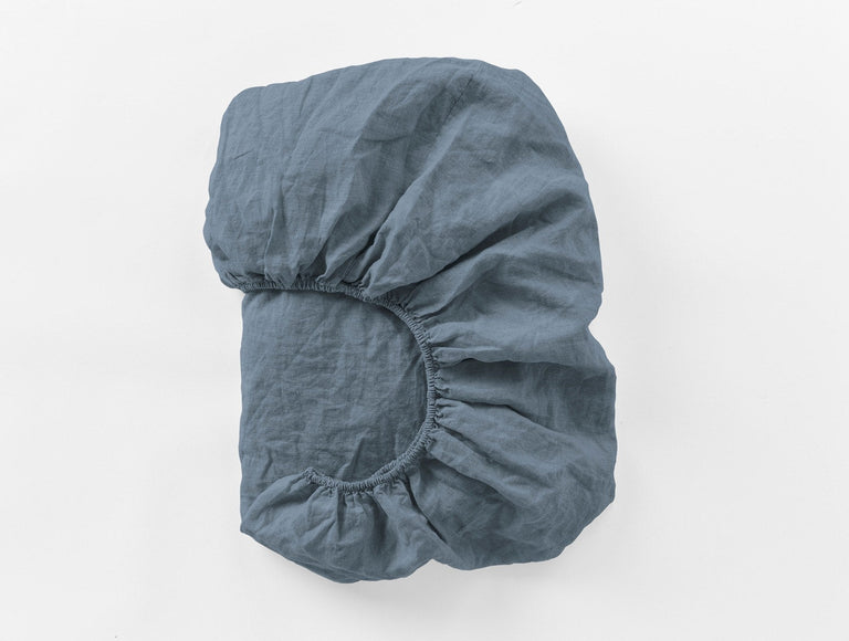 ORGANIC RELAXED LINEN FITTED SHEET | BEDDING