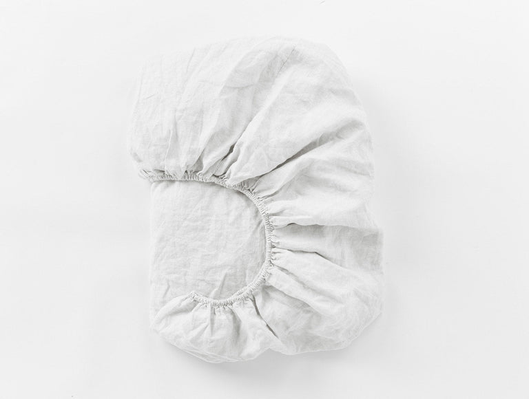 ORGANIC RELAXED LINEN FITTED SHEET | BEDDING