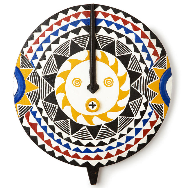BWA HUNU SUN MASK (GHANA) | WALL DECOR 