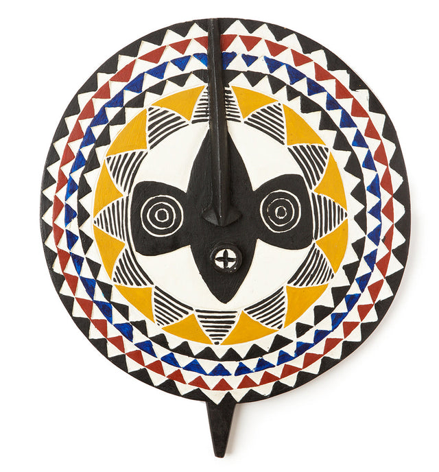 BWA AADOO SUN MASK (GHANA) | WALL DECOR 