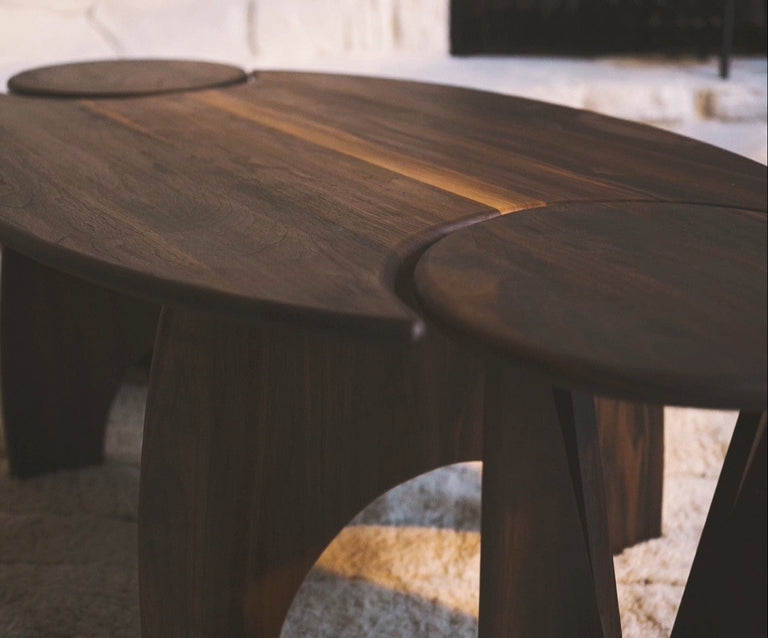 Gather Table Set - Ona Stools by the Iron Roots Designs | Local SF Artisan Craft | TABLE