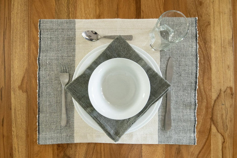 SODO HANDWOVEN ETHIOPIAN COTTON PLACEMAT | SET OF 2 | ENTERTAINING