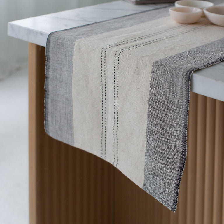 SODO HANDWOVEN ETHIOPIAN COTTON TABLE RUNNER | ENTERTAINING