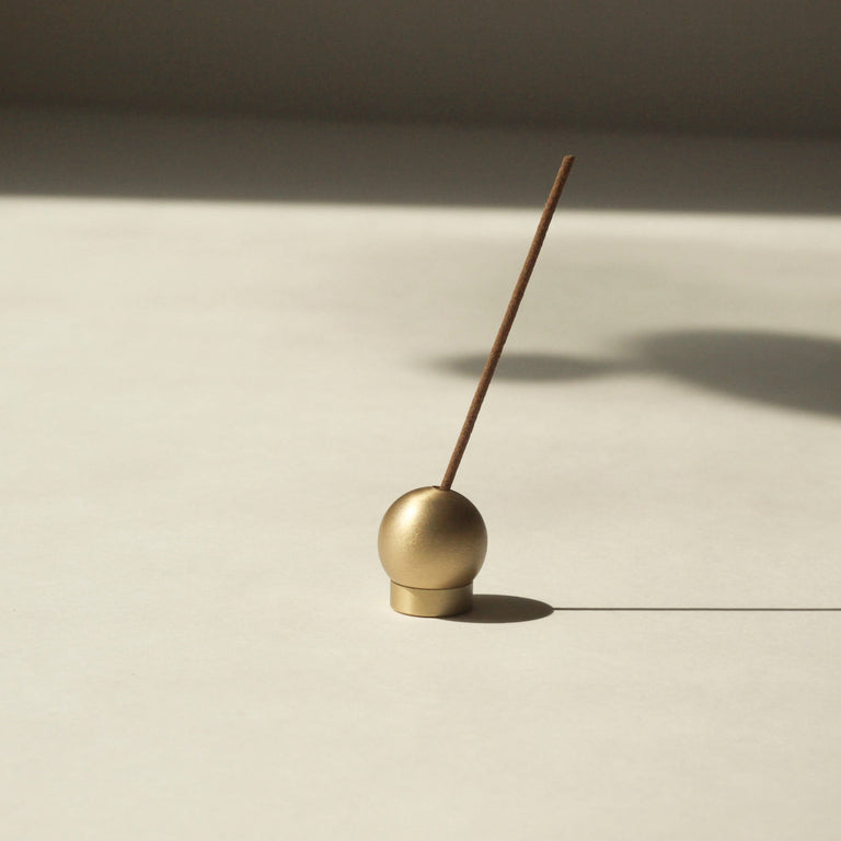 Sphere Brass Incense Holder
