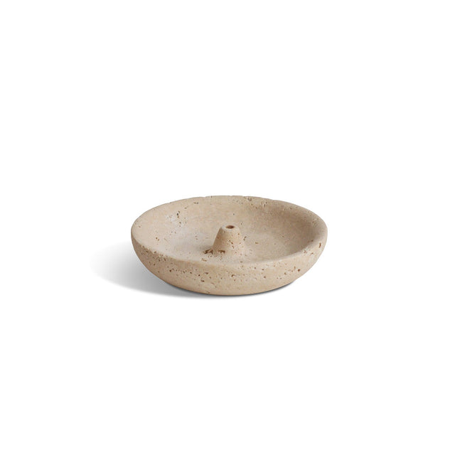 Travertine Incense Holder Plate