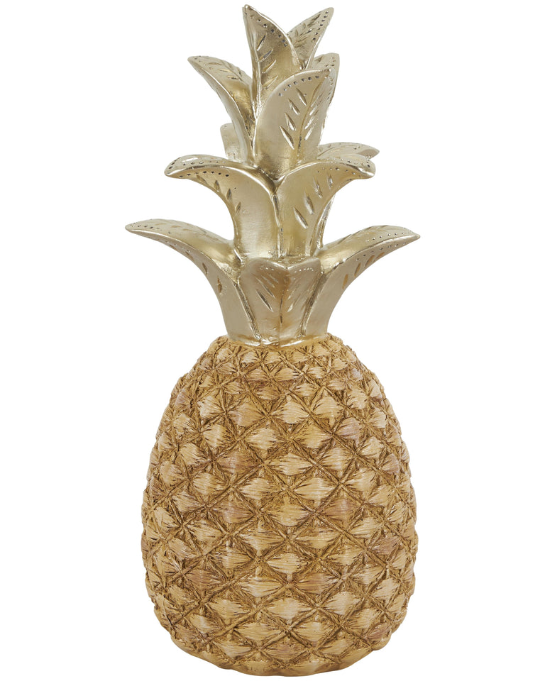 GOLDEN RESIN PINEAPPLE | OBJECTS