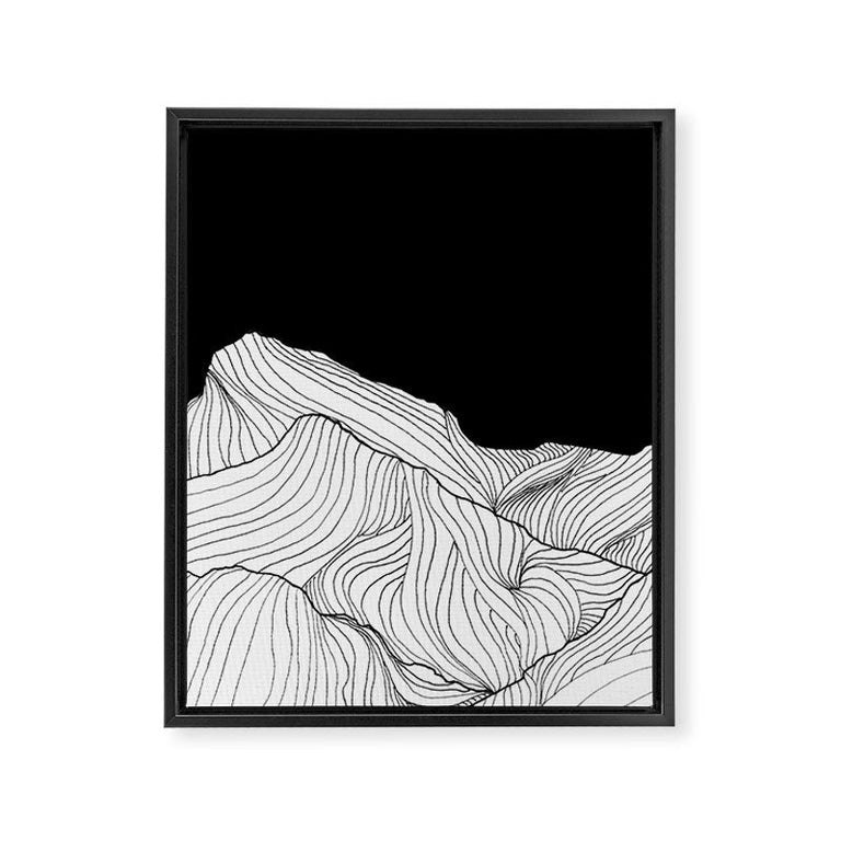 LINES IN THE MOUNTAIN II CANVAS | WALL DECOR