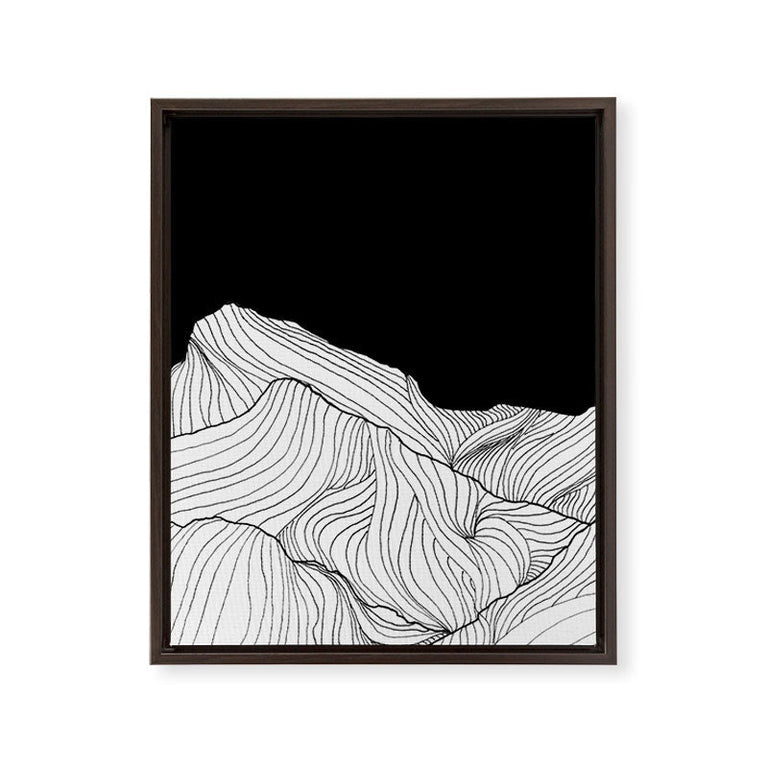 LINES IN THE MOUNTAIN II CANVAS | WALL DECOR