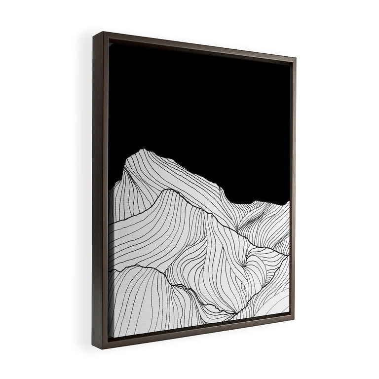 LINES IN THE MOUNTAIN II CANVAS | WALL DECOR