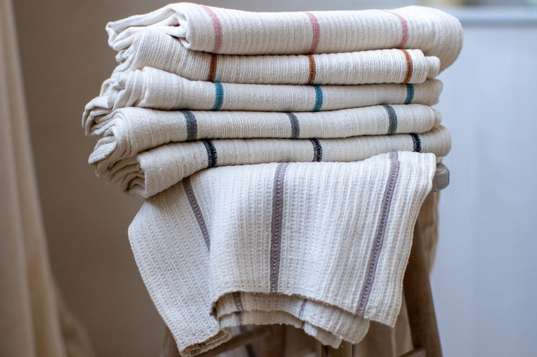 WARI HANDWOVEN ETHIOPIAN COTTON WAFFLE BATH TOWEL | BATH